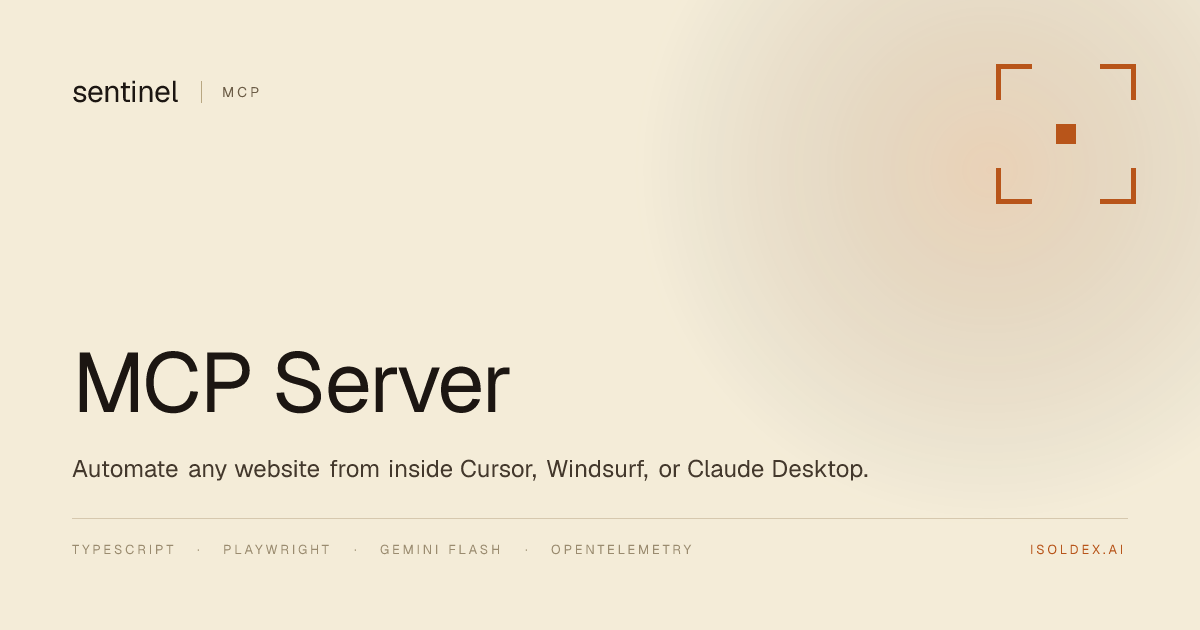 MCP Server — Sentinel